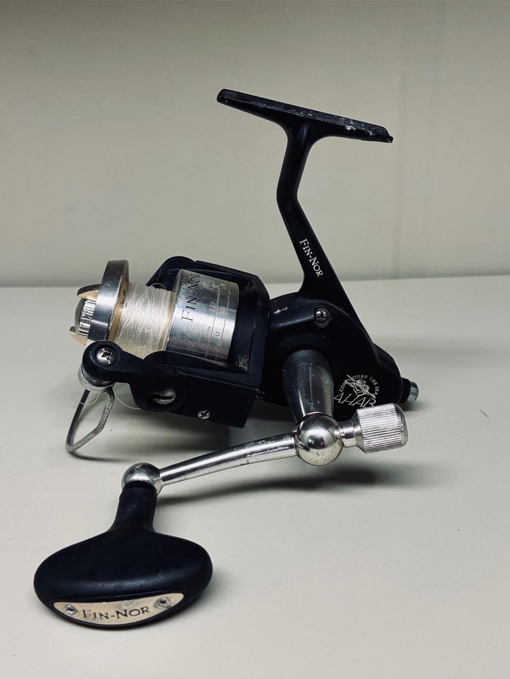 Fin-Nor AHAB Size 8 Vintage Spinning Reel Japan Fishing
